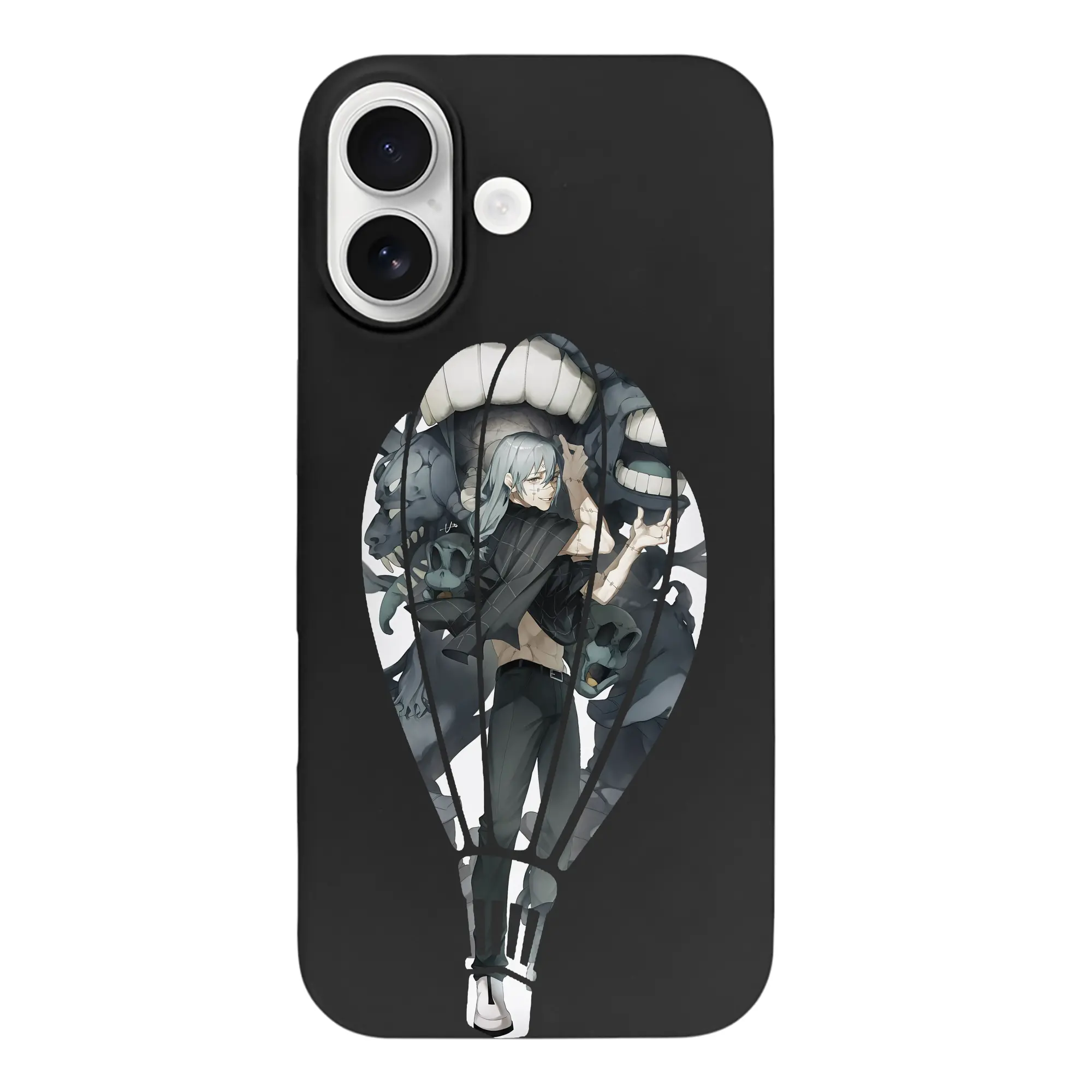 呪術廻戦 グッズ,真人 - iPhone 17 シリーズ シリコンケース 薄型 耐衝撃 指紋防止 ソフトタッチカバー 精密フィット 傷防止 保護ケース iPhone 17/17 Air/17 Pro/17 Pro Max 対応